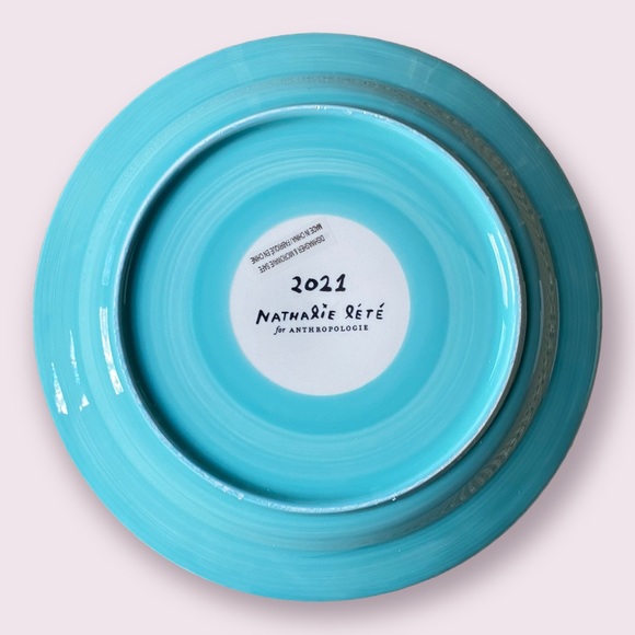 Anthropologie - Nathalie Lete 12 Days of Christmas plates- 3 French Hens - Picture 3 of 11